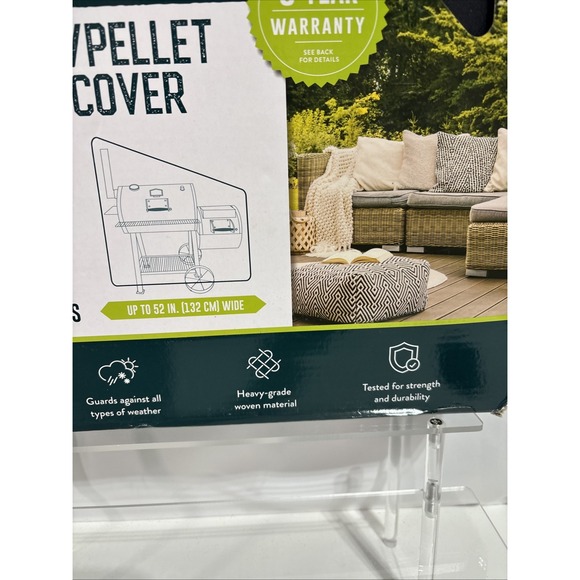 Patio Companion Professional Smoker/Pellet‎ Grill Cover M 52"x30"x45" - Picture 4 of 12